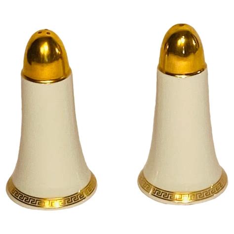 Designer Versace Salt Shakers & Pepper Mills .